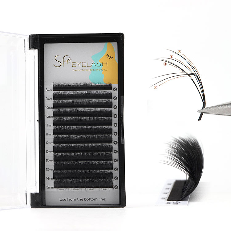 4D geruza anitzeko kamelia lashes